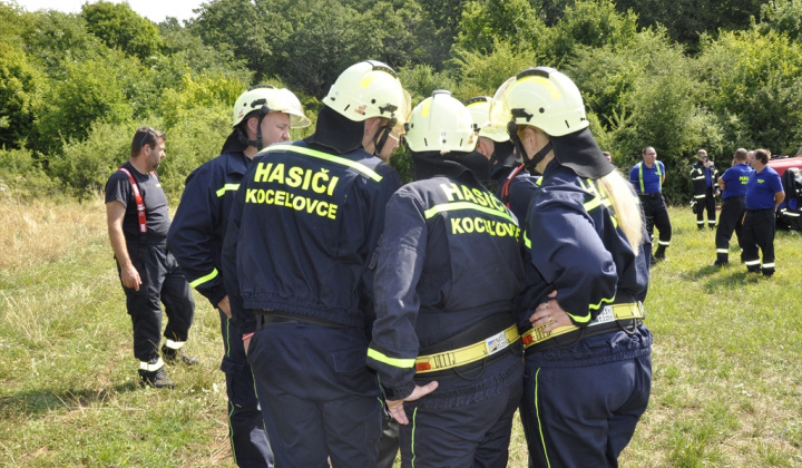 Taktické cvičenie DHZO Koceľovce