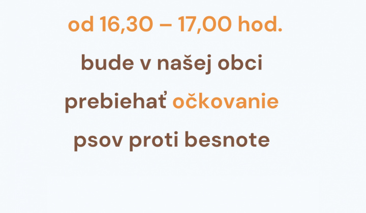 Aktuality / Očkovanie psov - foto