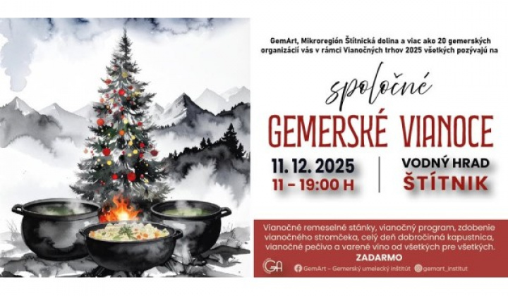 Aktuality / Gemerské Vianoce - Vianočné trhy Štítnik - foto
