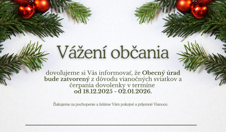 Aktuality / DOVOLENKA - foto