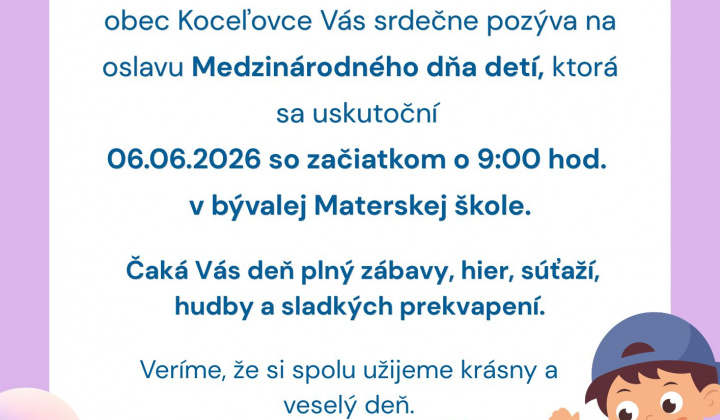 Aktuality / Medzinárodný deň detí - foto