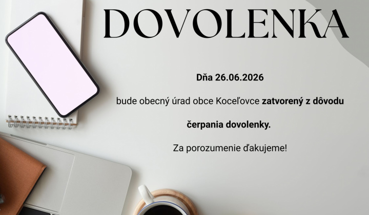 Aktuality / DOVOLENKA - foto