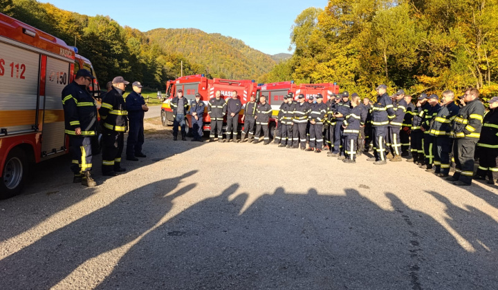 Taktické cvičenie DHZO Koceľovce