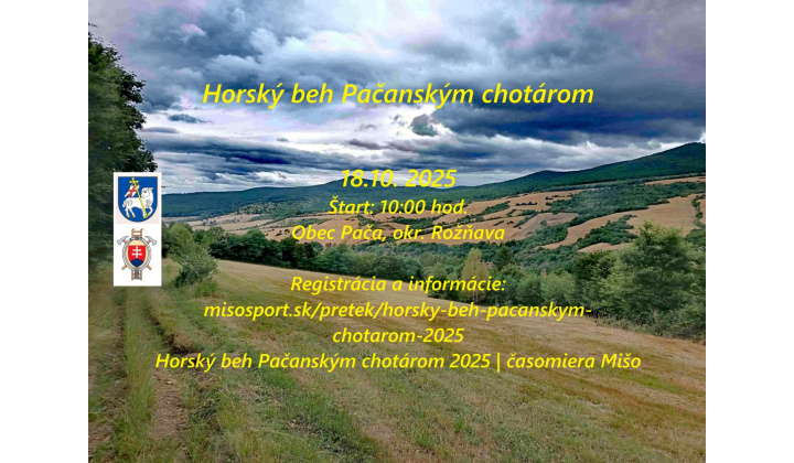 Horský beh Pačanským chotárom